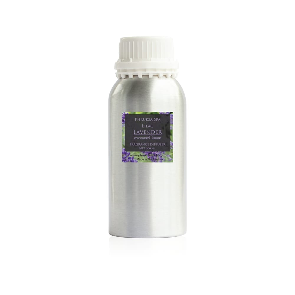 ก้านไม้หอมปรับอากาศ PHRUKSA SPA รีฟิล ขนาด 500 มล.  กลิ่น LAVENDER LILAC